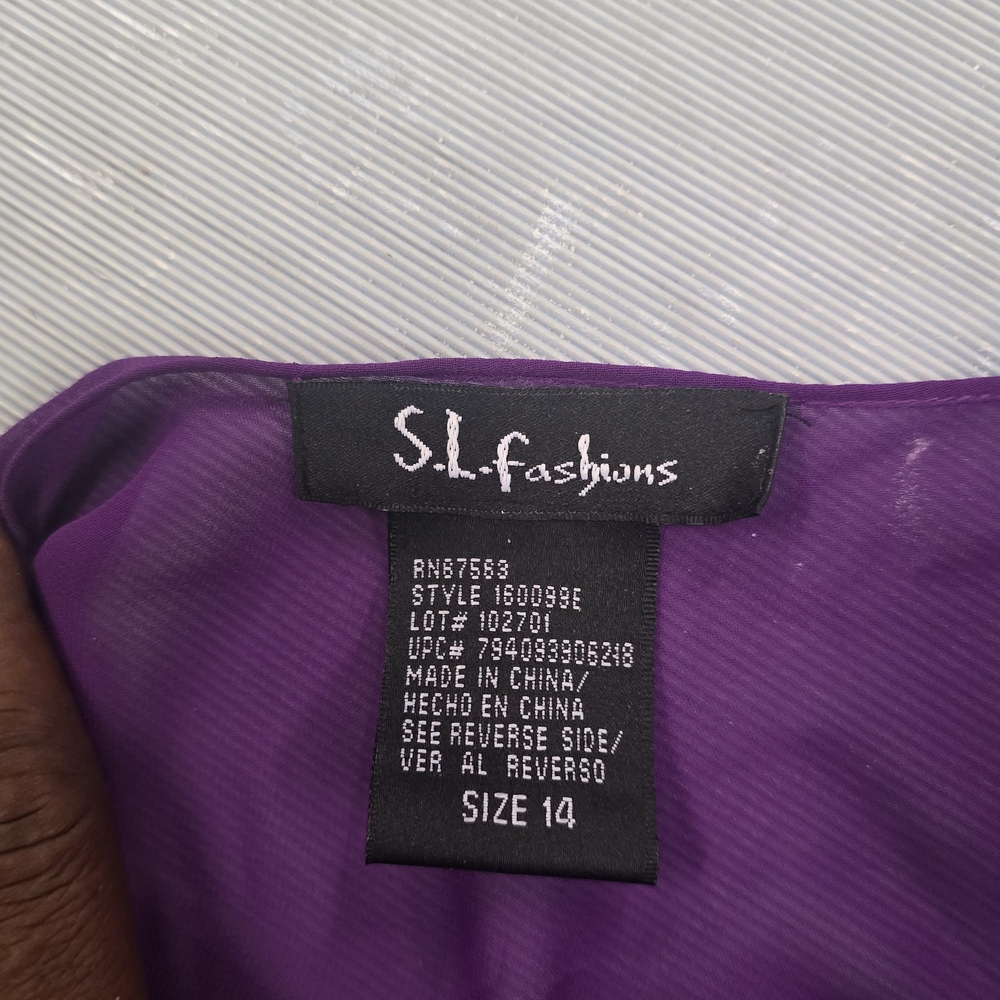 S.L. Fashions Vibrant Purple Attire